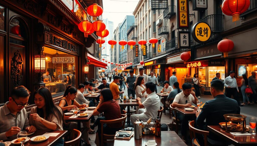 Chinatown Square Restaurant Scene