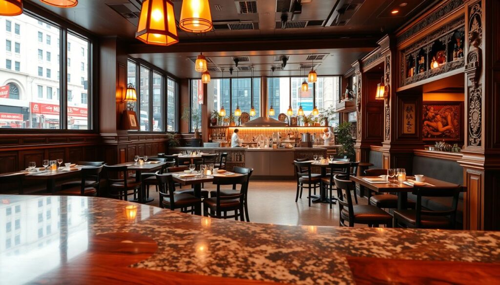 Filipino restaurant interior Chicago