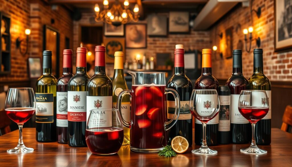 Spanish Wine and Sangria Selection at Best Spanish Restaurant NYC
