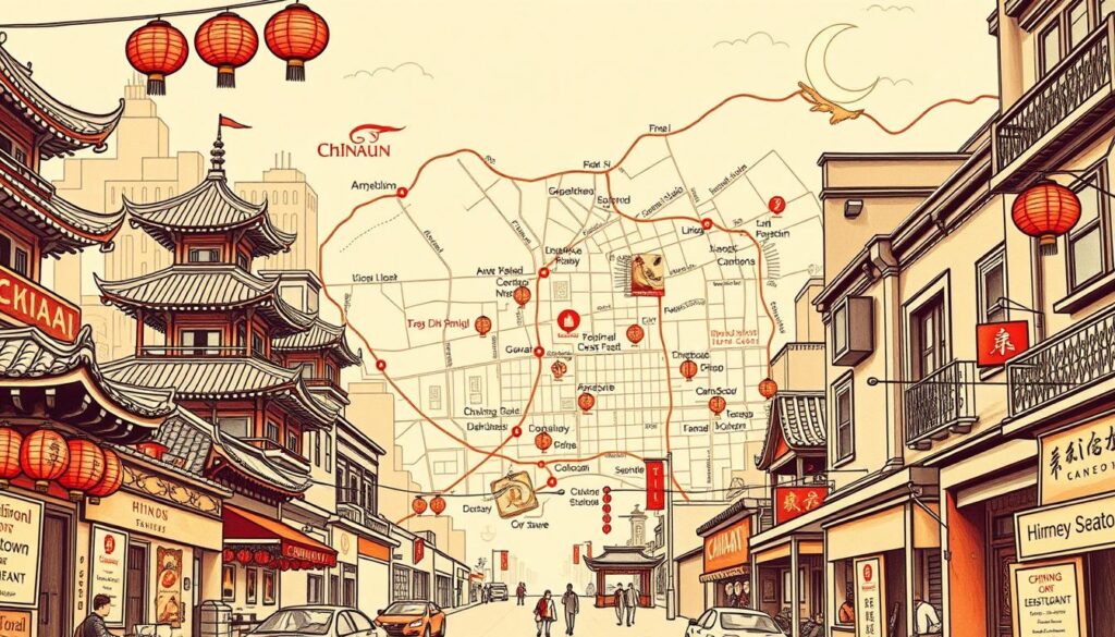 Chinatown Restaurant Location Map