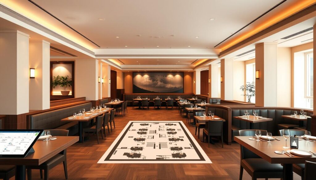 Efficient Table Booking System Layout