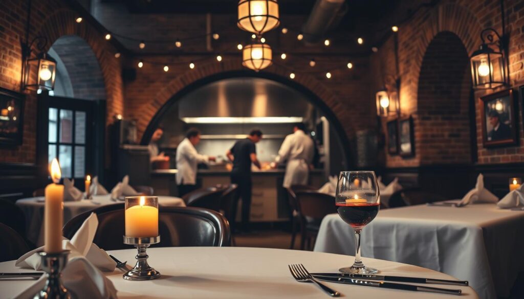 Little Italy Restaurant Ambiance