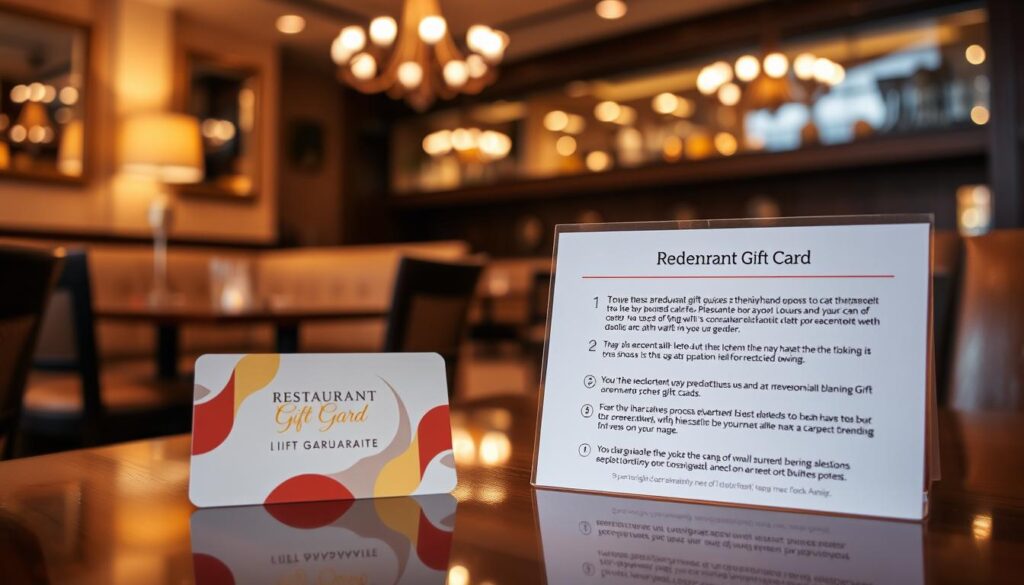 Restaurant Gift Card Redemption Guide