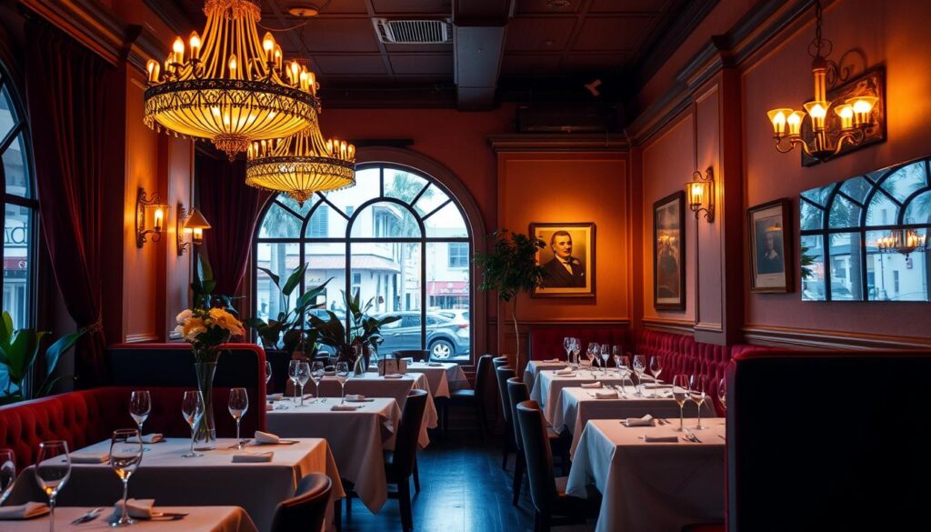 Romantic Italian Dining Fort Lauderdale Interior