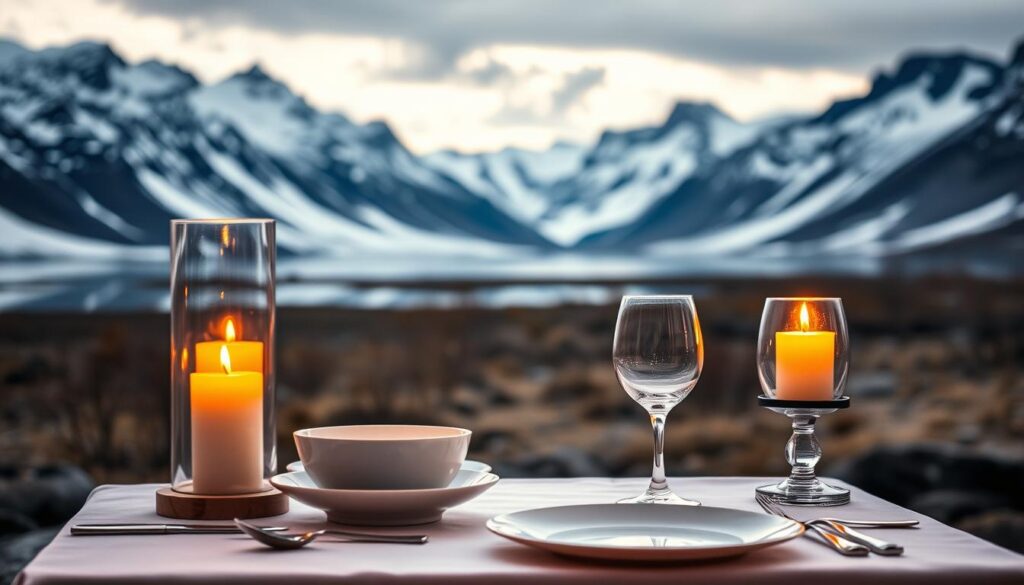 Romantic Luxury Dining in Iceland