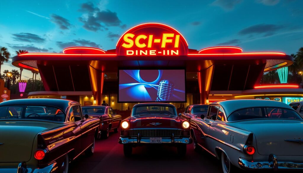 Sci-Fi Dine-In Theater Restaurant in Hollywood Studios