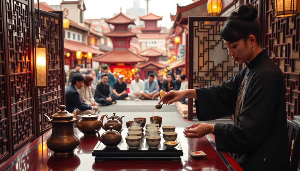 Traditional Chinese Tea Ceremony in San Francisco Chinatown