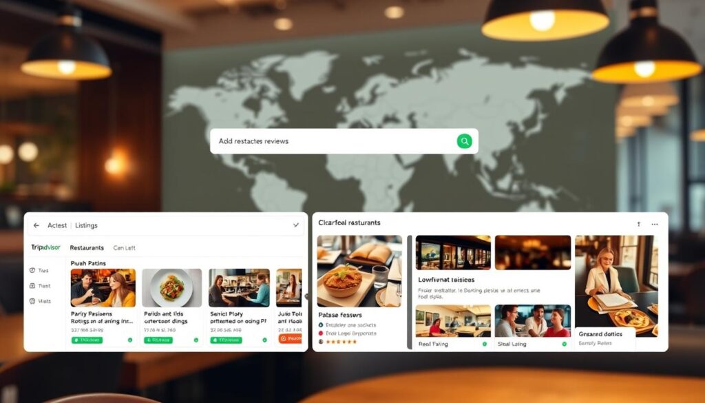 TripAdvisor restaurant review platform