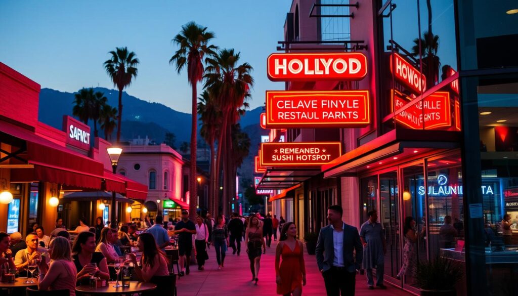 West Hollywood Late Night Dining Scene